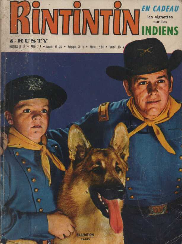 Scan de la Couverture Rintintin Rusty n 12